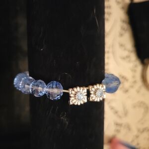 Blue Beaded Bracelet